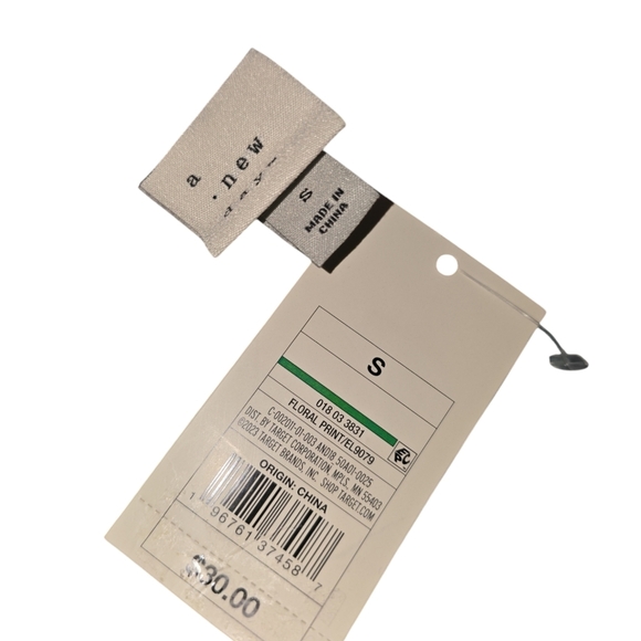 A New Day Floral Black Dress, Size Small, NWT!!! - Picture 4 of 4